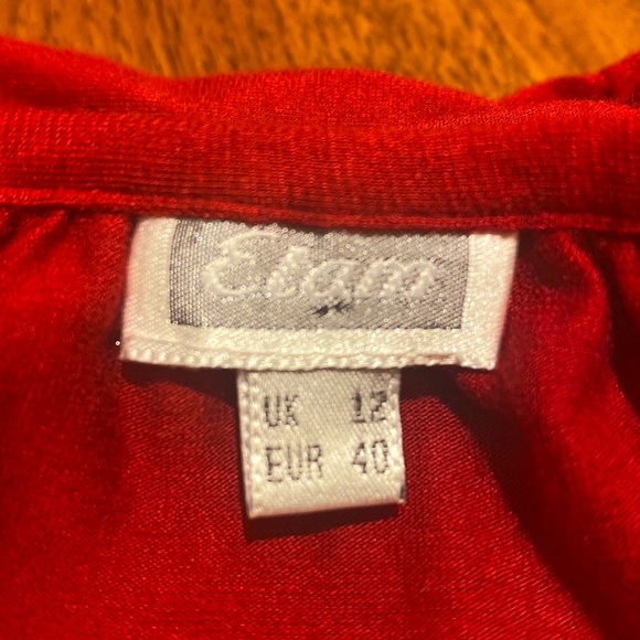 Etam vintage v-neck top - Picture 6 of 7